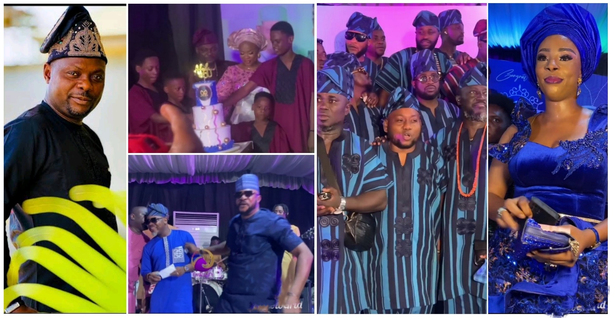 Odunlade Adekola, Femi Adebayo, Aisha Lawal, others turn up at Kunle Afod’s 50th birthday party