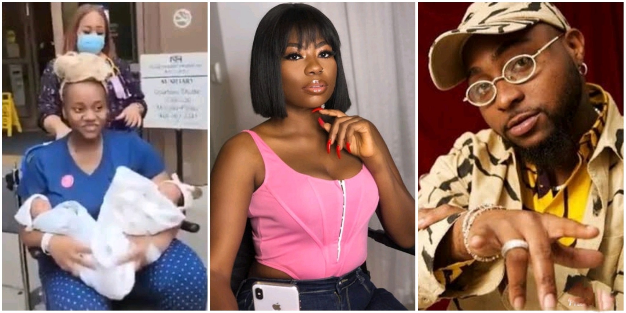 Sophia Momodu dragged for not congratulating Davido and Chioma on the arrival of newborn twins