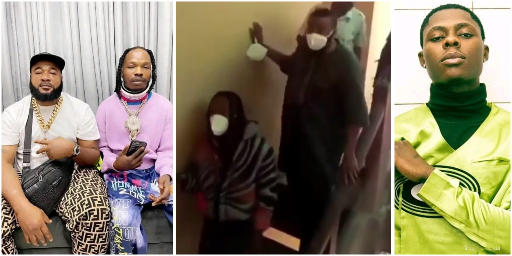 Video of Naira Marley and Sam Larry in court emerges as they face 21 days in police custody