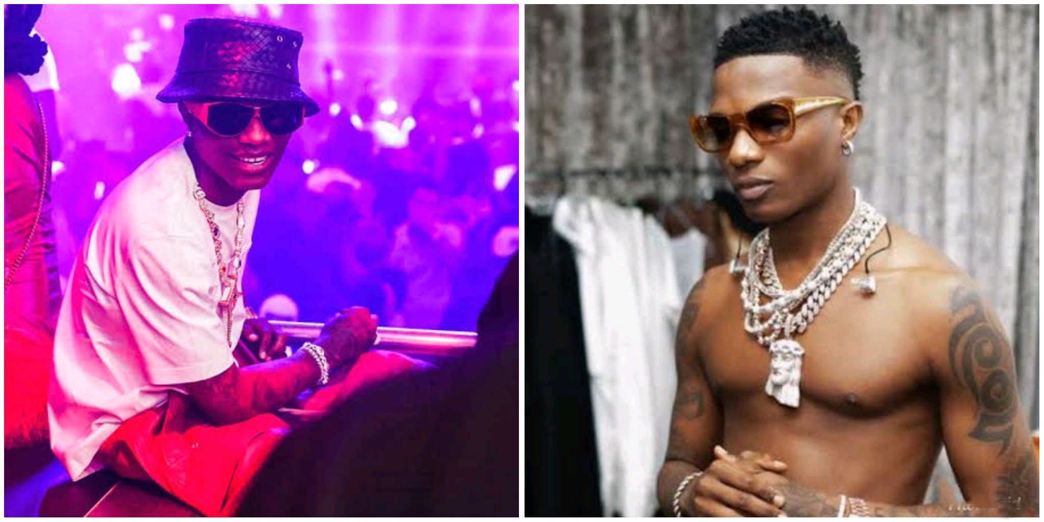 “Trust nobody” – WizKid’s refusal to drink a shot offered to him at Lagos nightclub gets fans talking