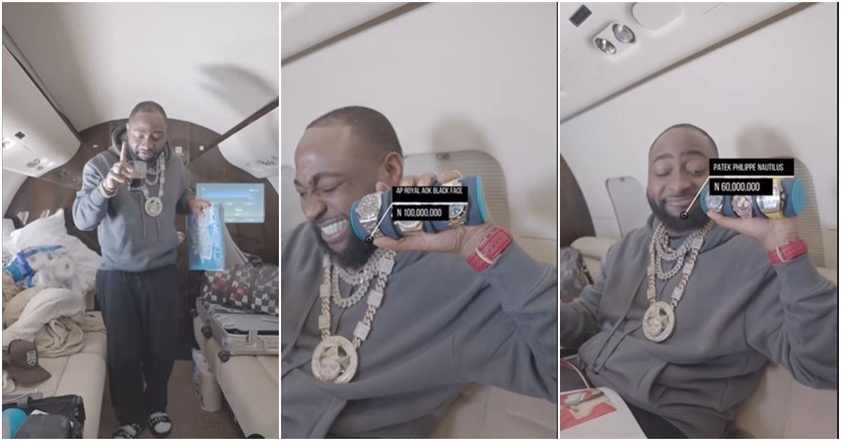 “Challenge don end” – Netizens react as Davido jumps on Kizz Daniel’s ‘My G’ challenge, shows off assets