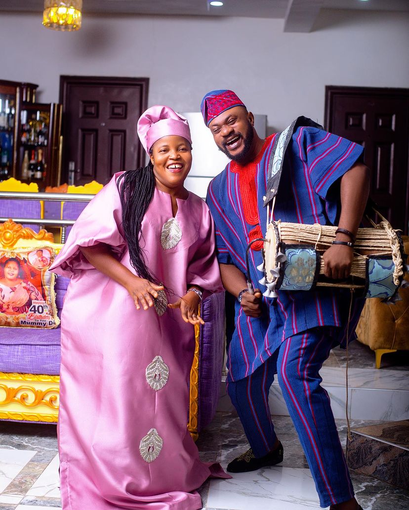 Fan teases Odunlade Adekola as he celebrates wife’s birthday