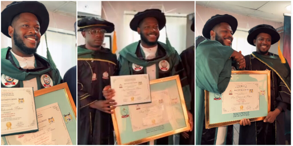 Frodd over the moon as he bags honorary doctorate degree