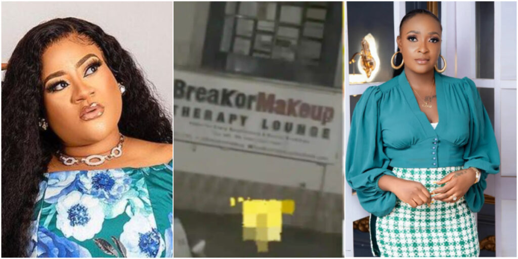 Nkechi Blessing causes buzz as she challenges Blessing CEO to face-to-face showdown in her therapy lounge