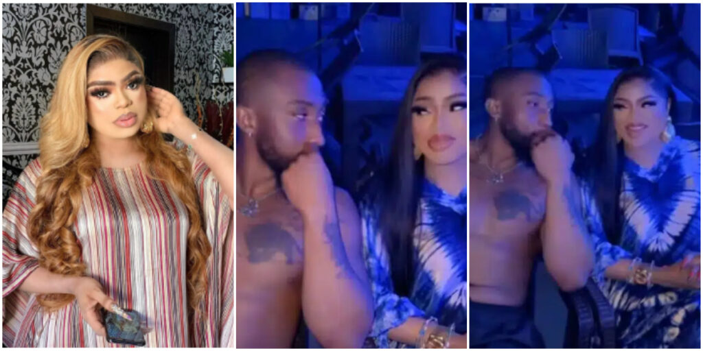 Bobrisky takes social media by storm as he shares romantic poolside video with alleged boyfriend