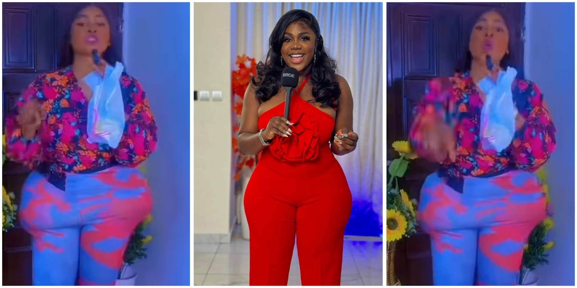 “Very disrespectful” – Lady with padded hips stirs reactions as she mimics Nons Miraj in new video