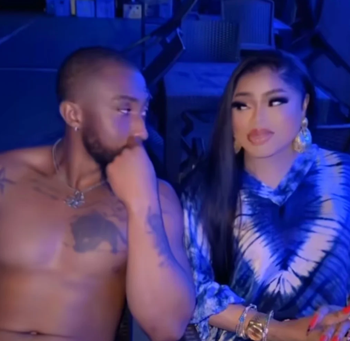 Bobrisky takes social media by storm as he shares romantic poolside video with alleged boyfriend