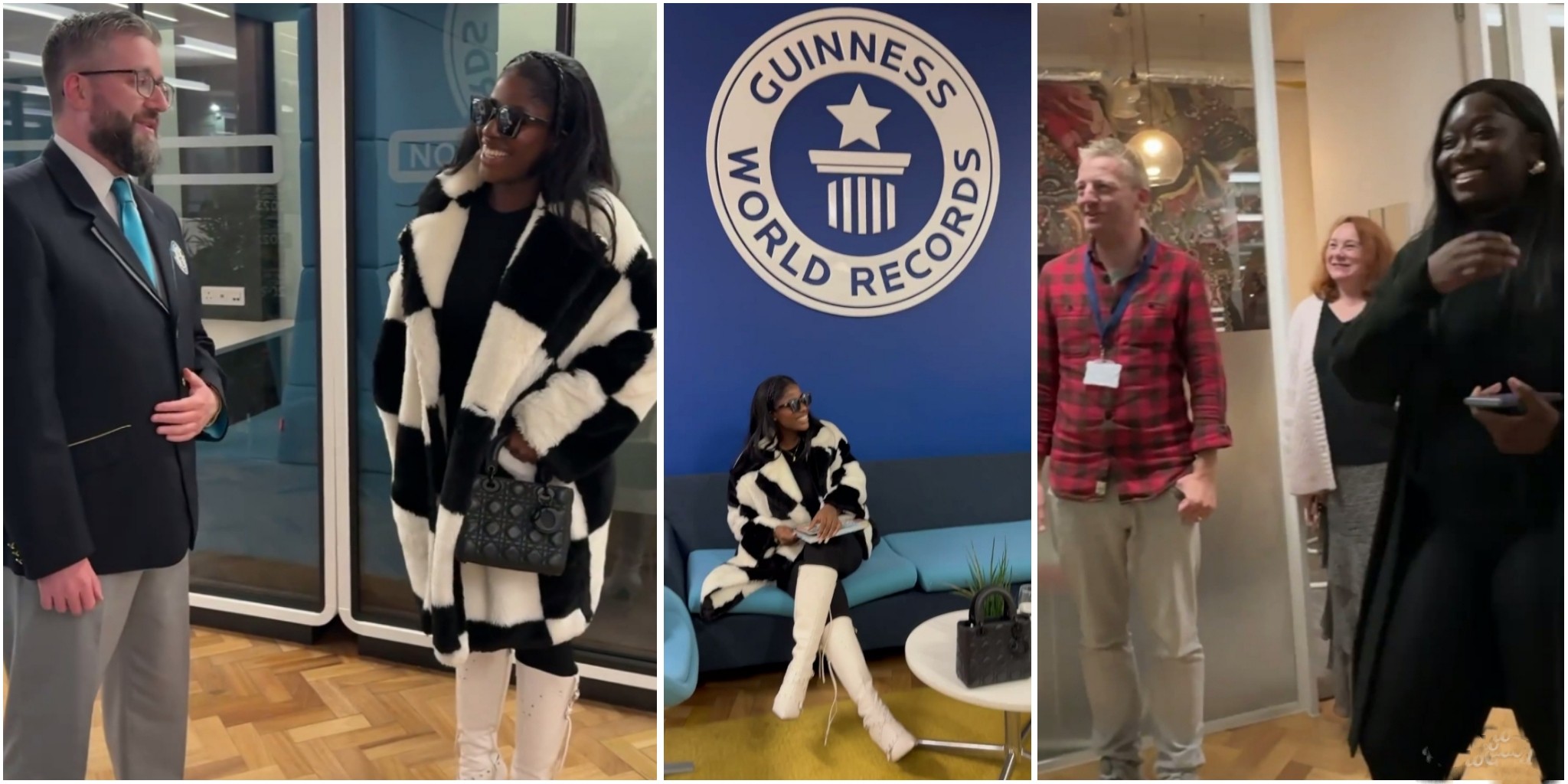 Excitement as Hilda Baci visits Guinness world records’ Headquarters in London