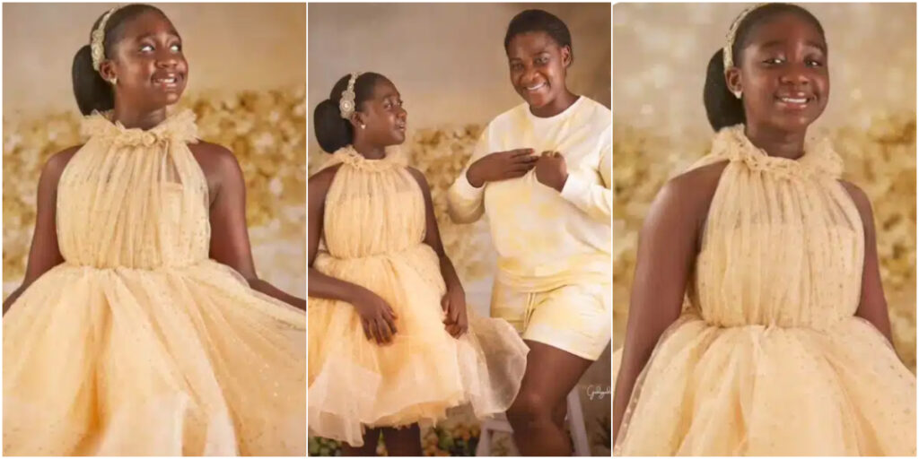 Nollywood actress Mercy Johnson expresses gratitude as first daughter, Purity turn 11