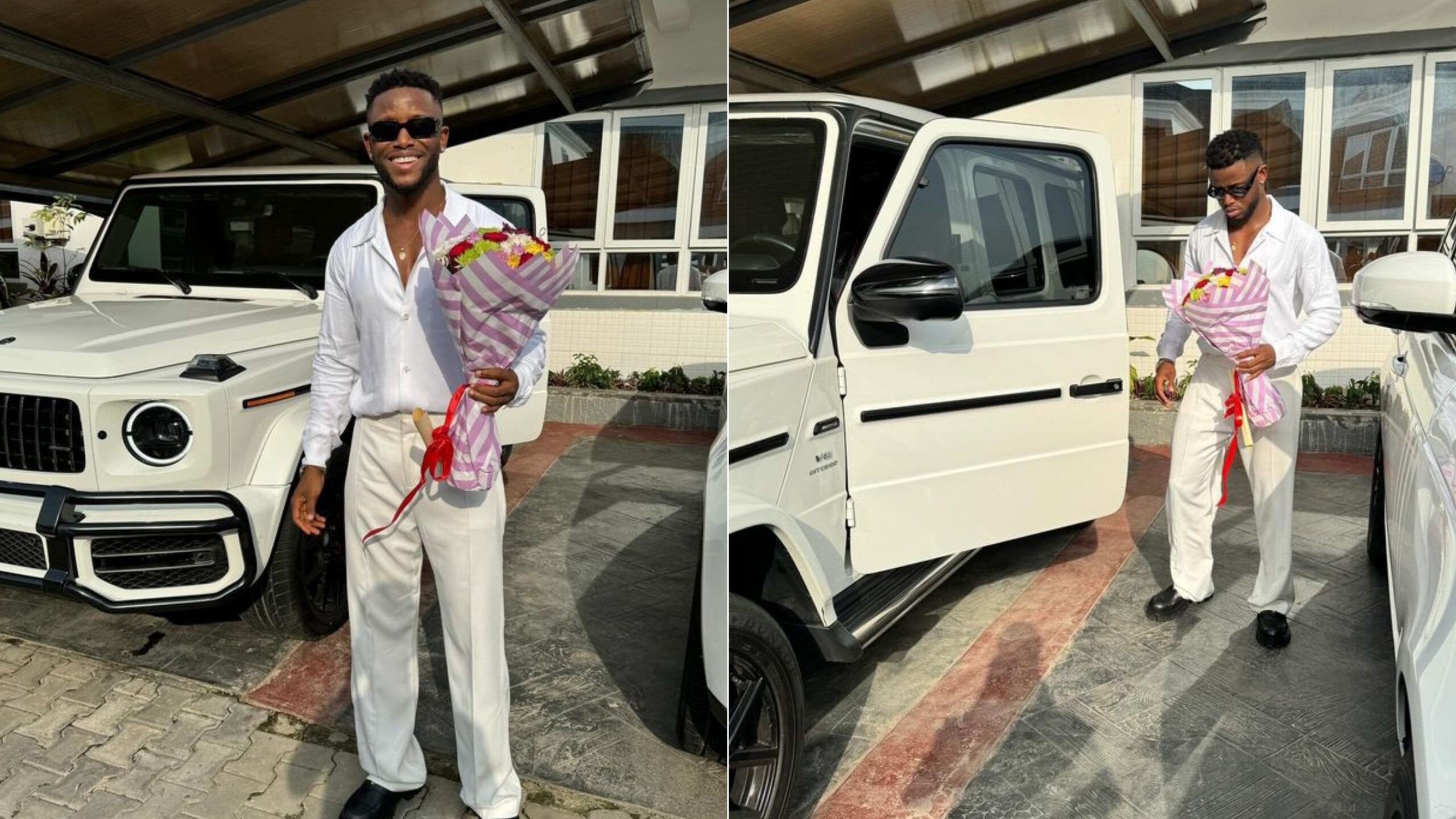 Chike acquires brand new G-wagon worth millions of naira