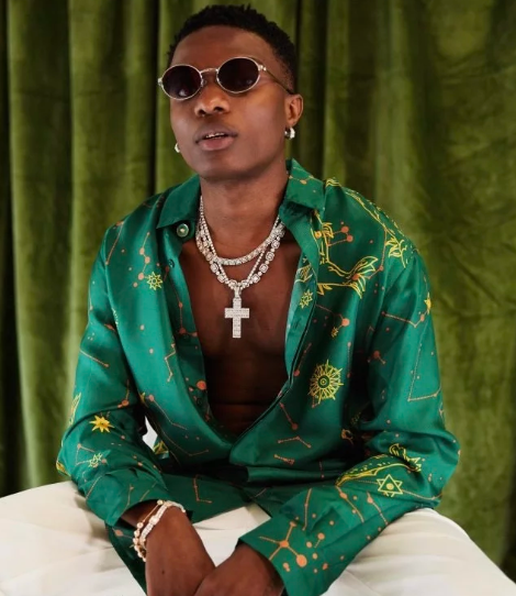 Wizkid stuns fans with N18 million customized outfit at his recent show