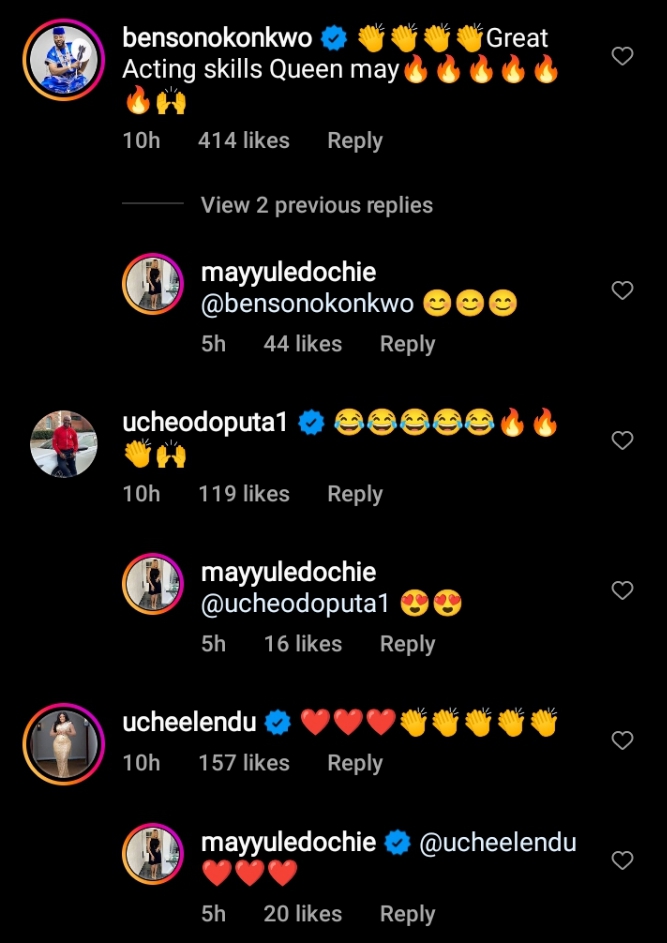 Toyin Abraham, Anita Joseph, others applaud May Edochie's acting skills in new video