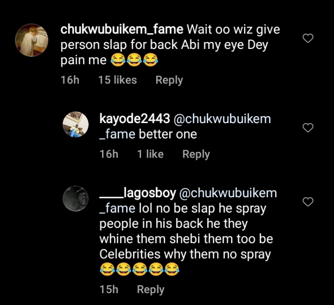 OBO rush grab him- Reactions trail clip of Davido stopping WizKid from trading blows with fan at beach party