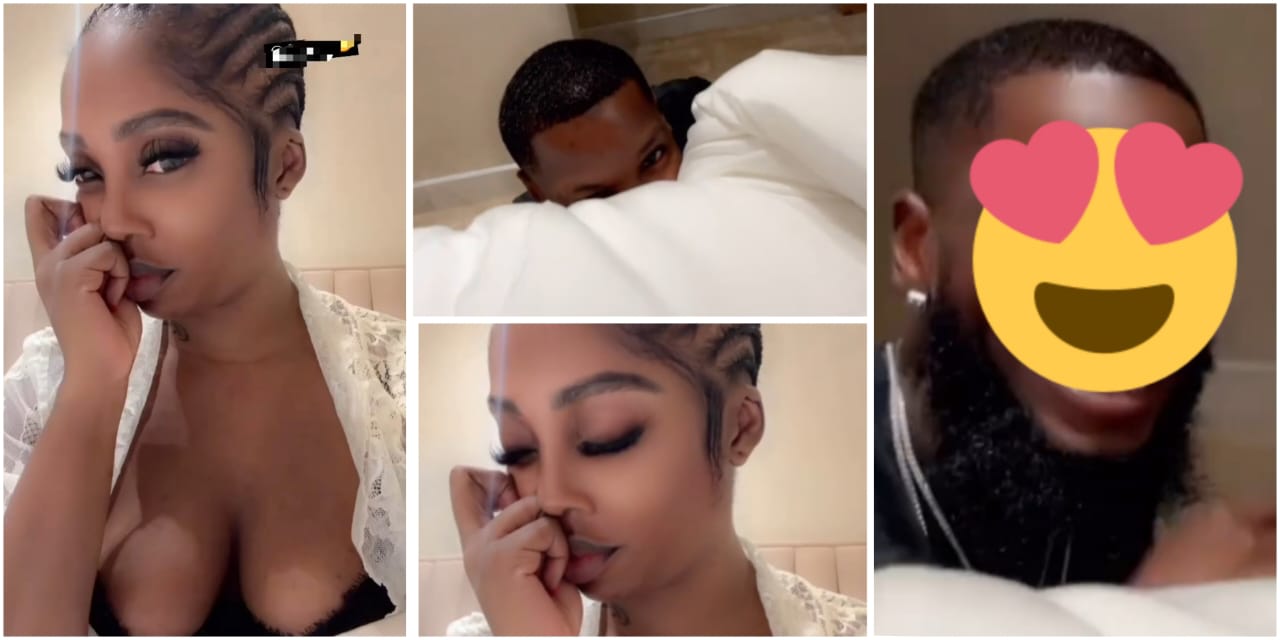 New bedroom video of Tiwa Savage and mystery man surfaces