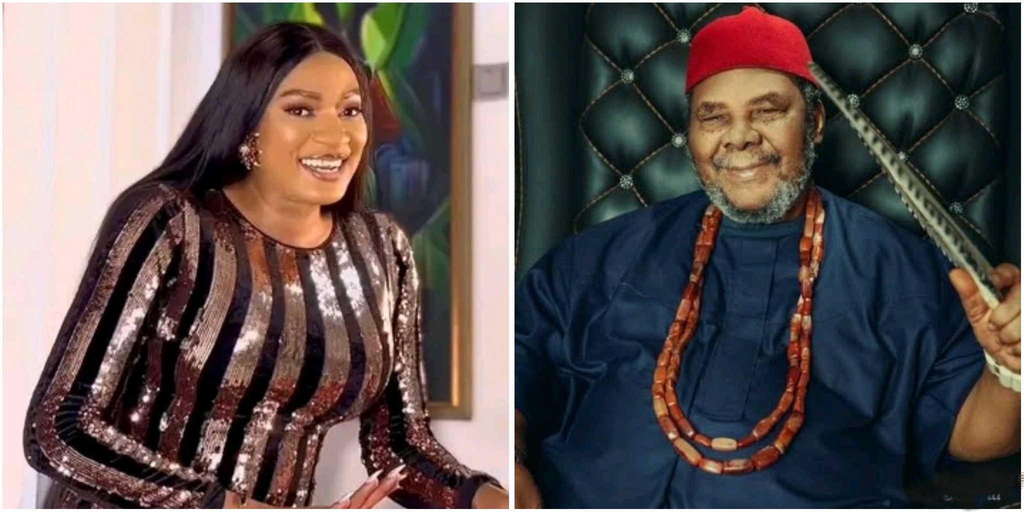 May Edochie expresses joy as her father-in-law, Pete Edochie, bags new chieftaincy title