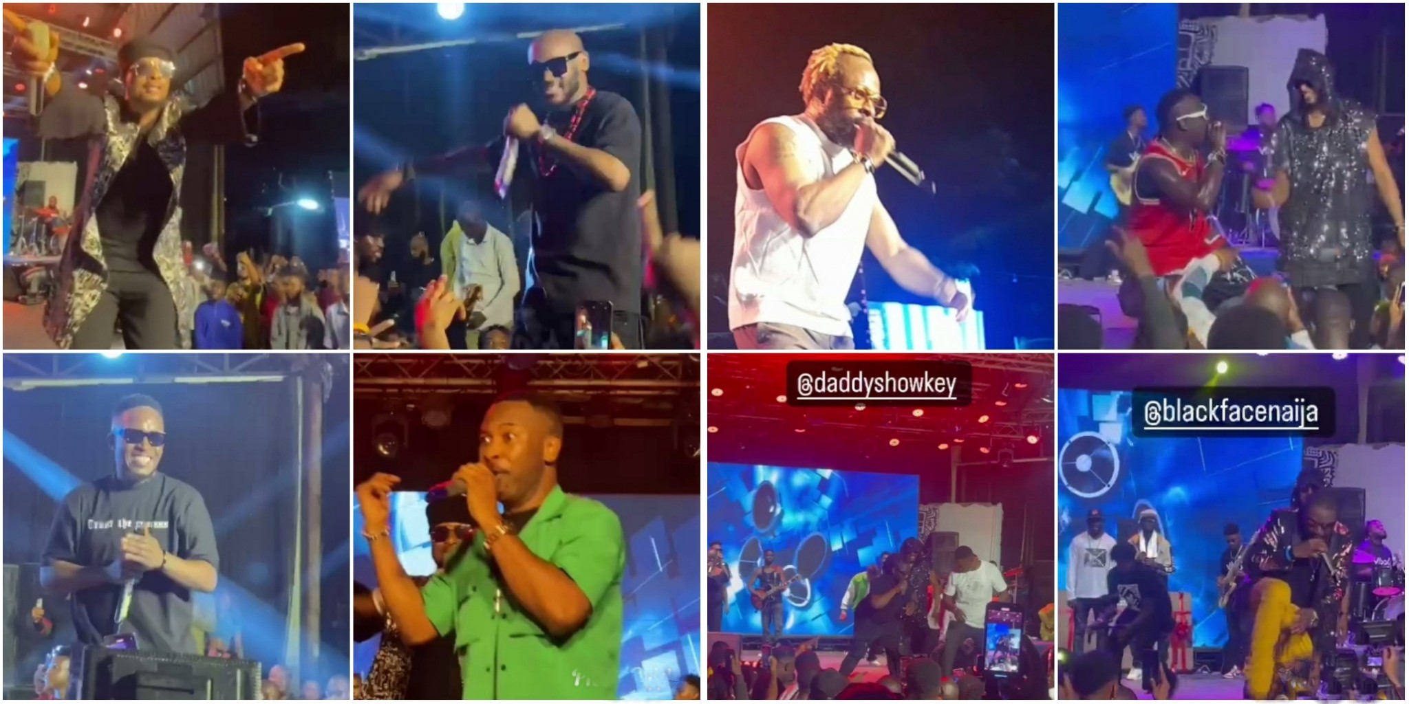 2face, Blackface, MI, Duncan Mighty, Ruggedman, others thrill crowd at Faze’s legend concert in Lagos