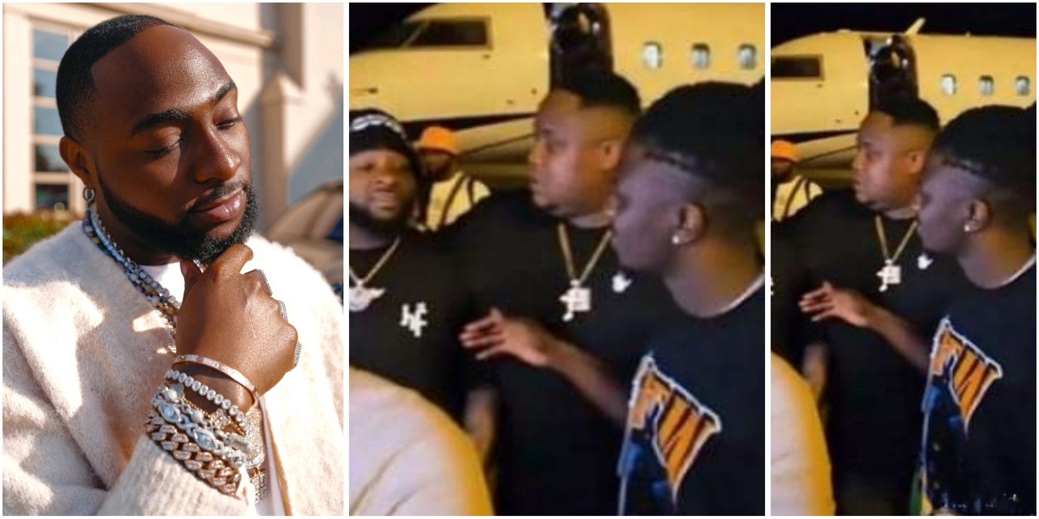 Trust nobody – Reactions trail moment Davido refused shaking hands with a fan in Asaba (VIDEO)