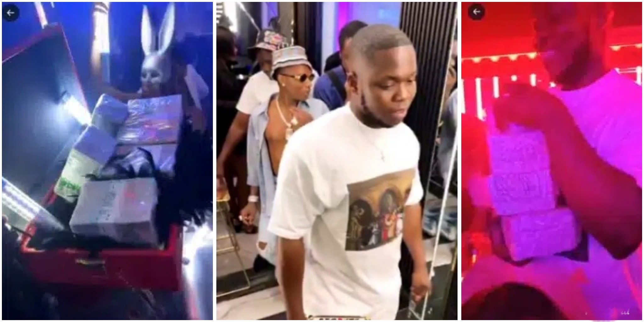 Wizkid storms right-hand man, Femi’s birthday party in grand style, reportedly gives him ₦30 million