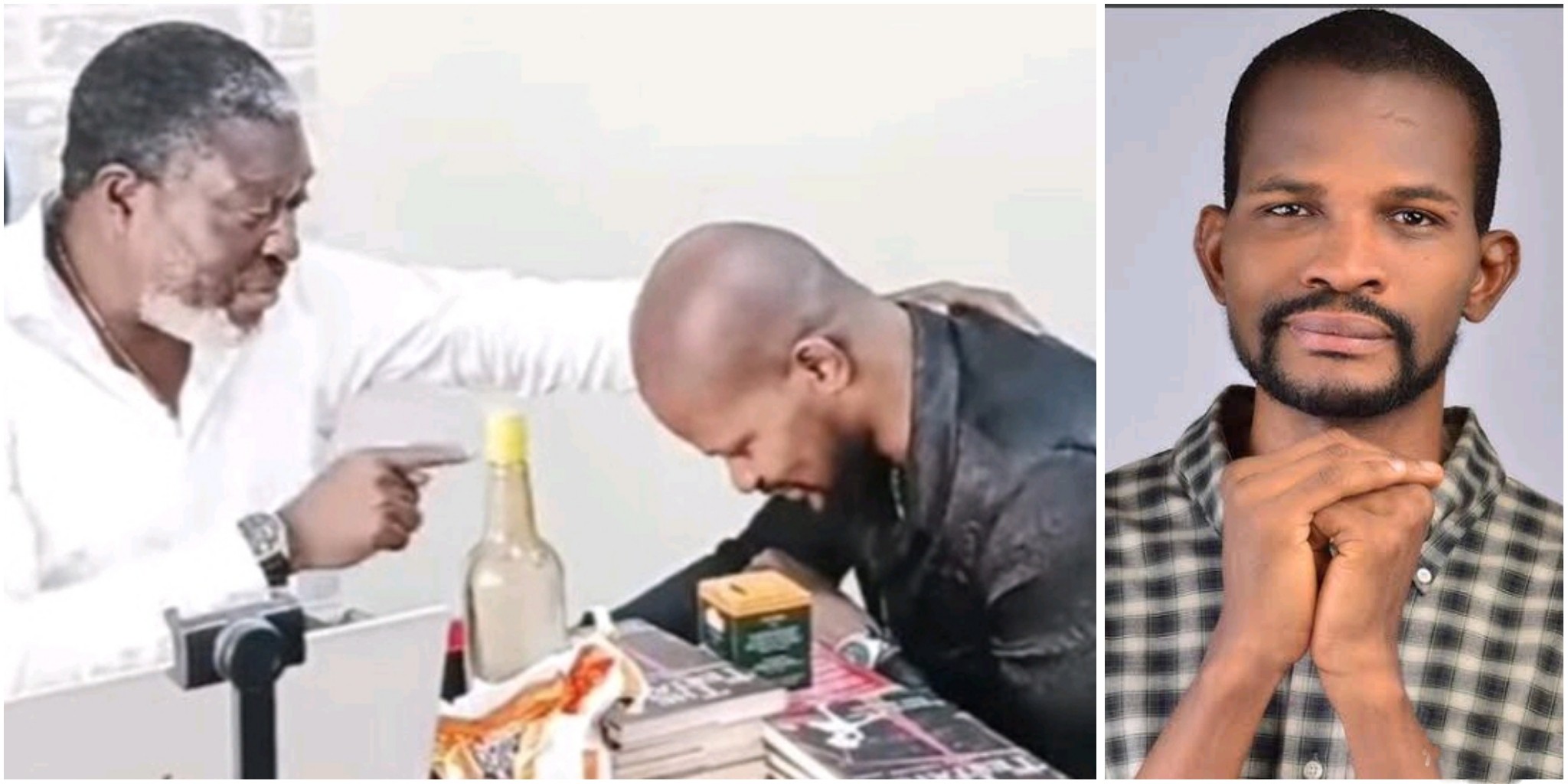 Uche Maduagwu gets N2m as he visits senior colleague Kanayo O. Kanayo to apologise (VIDEO)