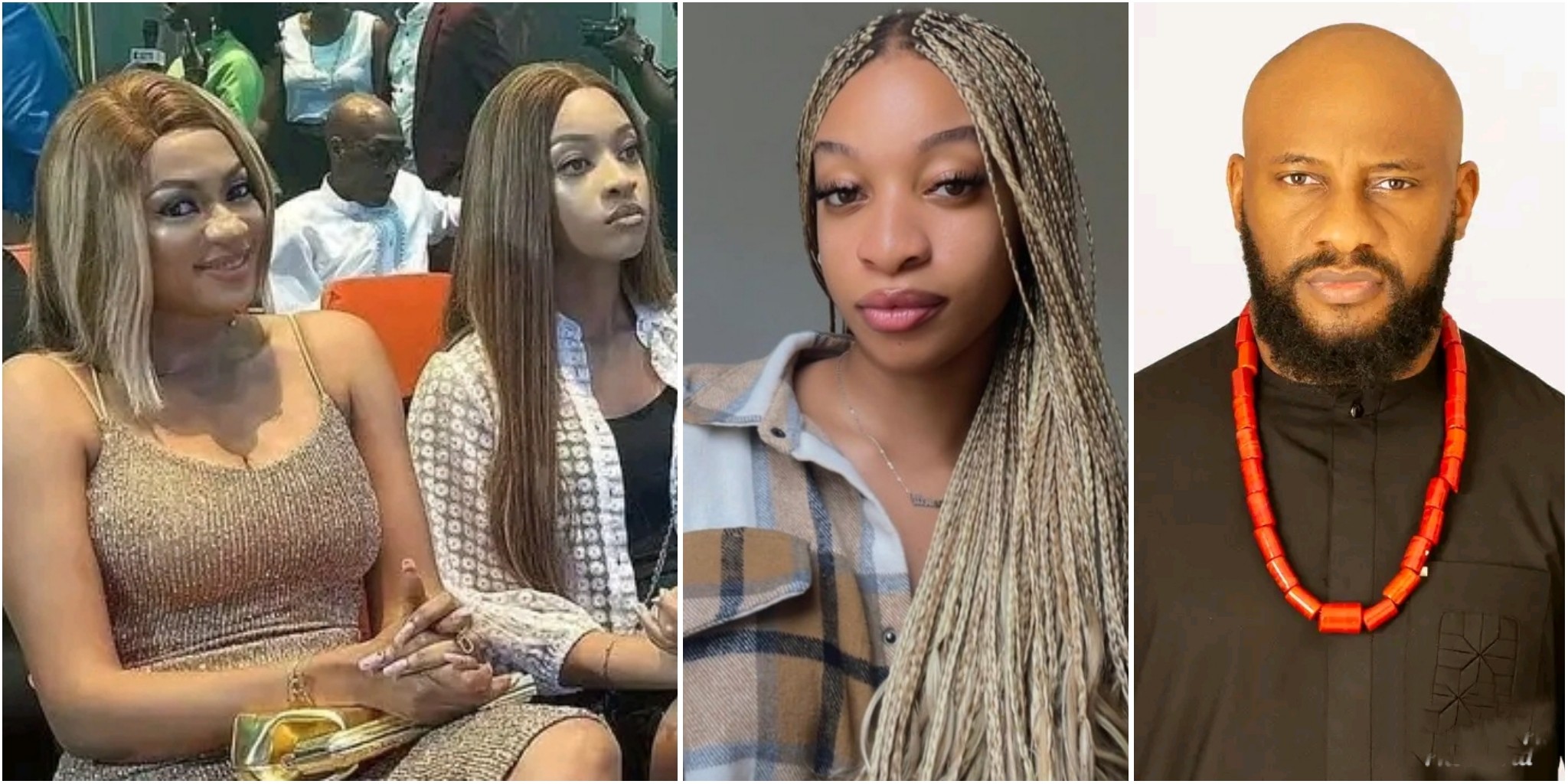 May Edochie’s daughter responds after being tackled for not talking about her mum amid marital rift with Yul