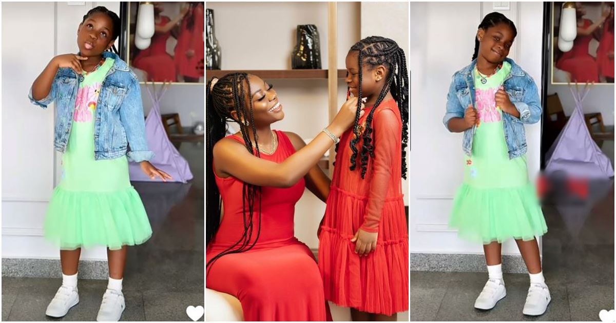 Davido’s daughter, Imade impresses mum, Sophia Momodu as she styles self to school in adorable clip