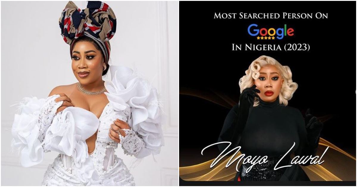 Moyo Lawal triggers backlash as she celebrates being the most searched person on google in NG 2023