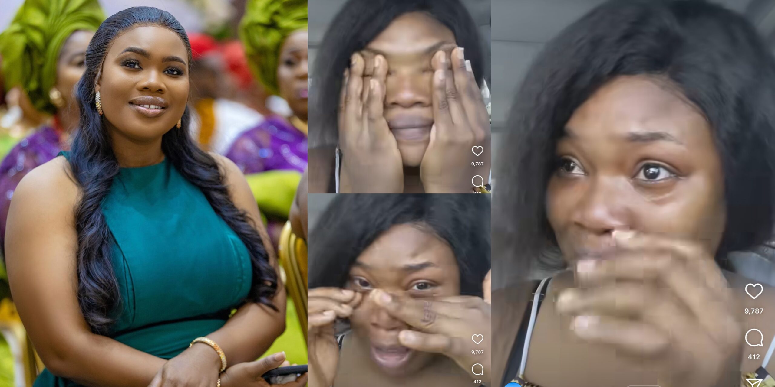 Debbie Shokoya unsuccessfully fights back tears as she hints at pregnancy loss [VIDEO]