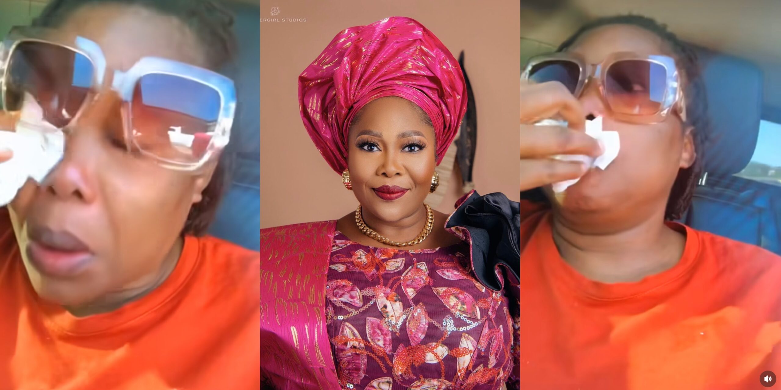 This is not a pity post or stunt – Toyin Alausa in tears as she reflects on her financial situation [VIDEO]