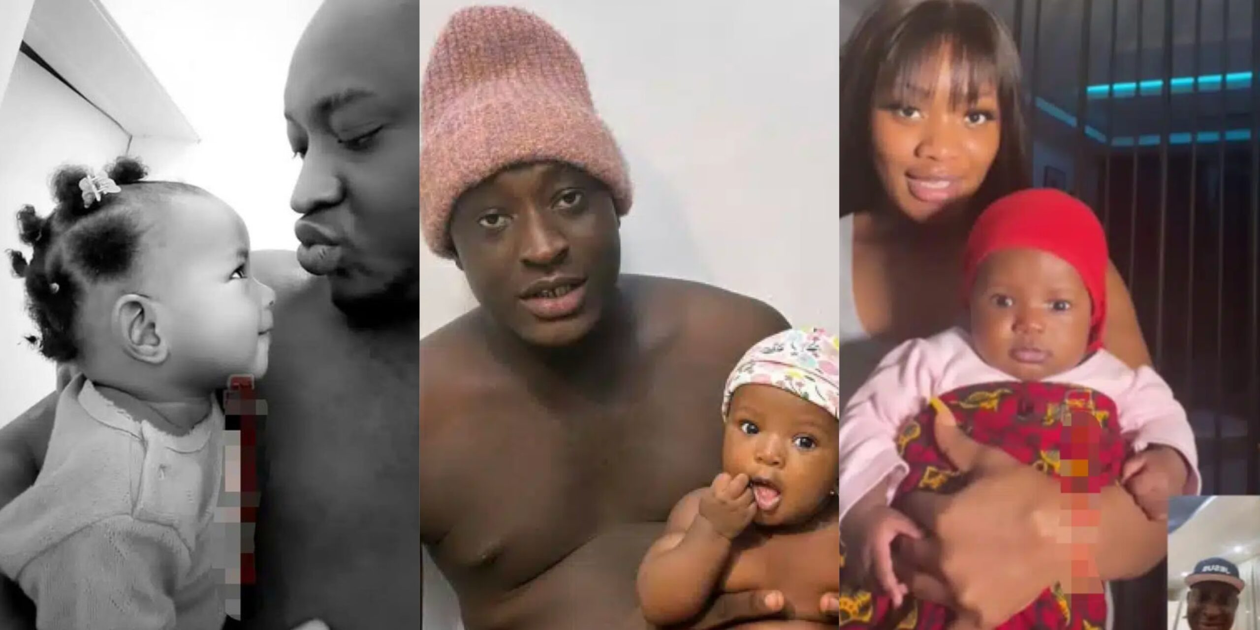 The wife gene strong – Reactions trail photos of Carter Efe’s months-old daughter