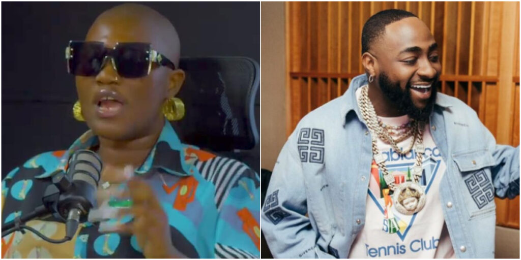 Lady accuses Davido of hiding bad behaviour behind riches