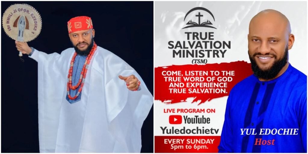 Yul Edochie explains his move into ministry