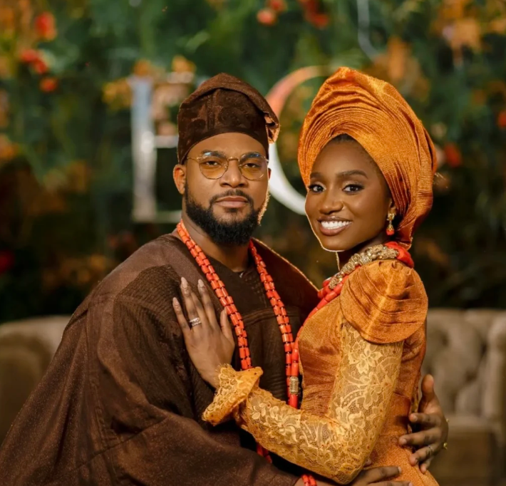  Kunle Remi's bride revealed as Femi Otedola's niece
