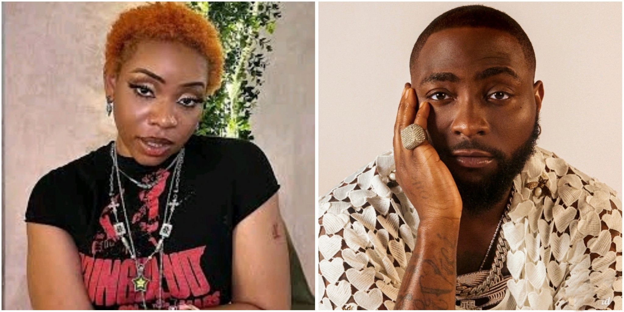 Fave cries foul after Davido performed their joint track without her at recent event