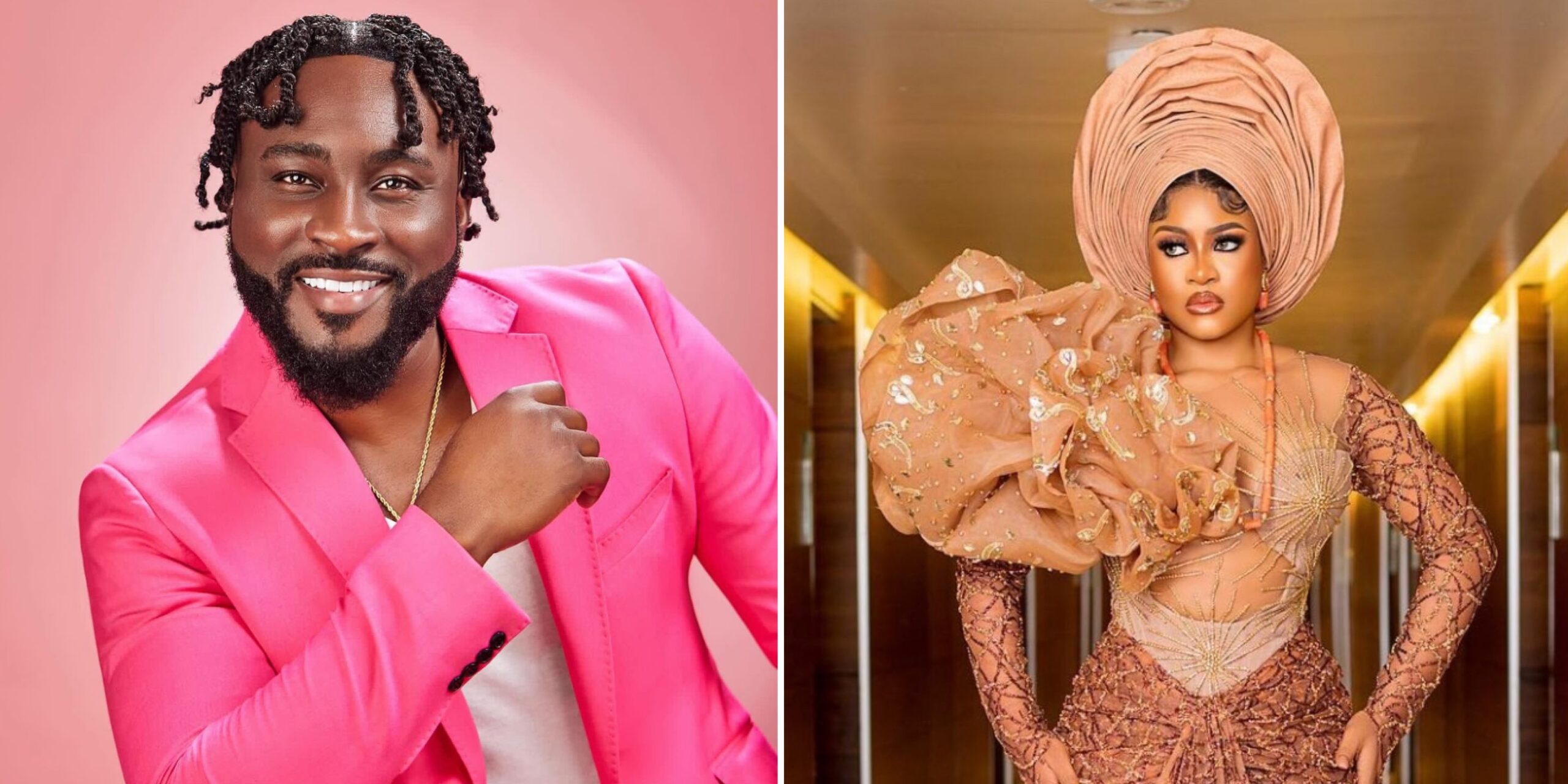 Some BBNaija stars live ‘fake life’ – Pere Egbi claims, Phyna reacts following borrowed wig drama