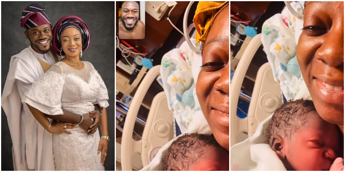 Deyemi Okanlawon welcomes third child with wife