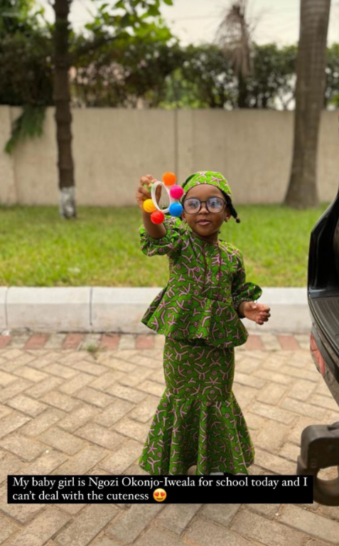 3-year-old girl dresses as Dr. Ngozi Okonjo-Iweala for career day 