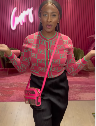 DJ Cuppy wows fans with her pink paradise in viral 'but of course' Video on Instagram