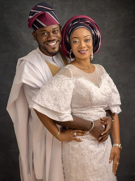 Nollywood actor Deyemi Okanlawon celebrates arrival of third child