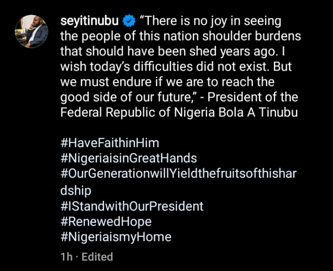 Seyi Tinubu faces backlash as he speaks on the worsening hardship on Nigerians