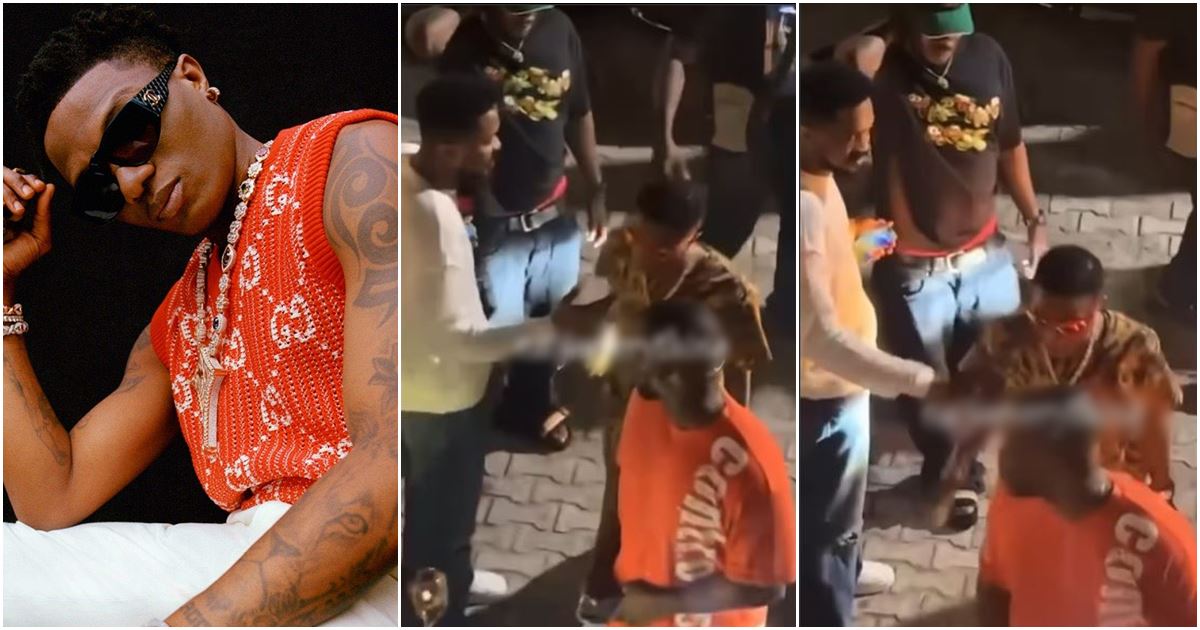 Mixed reactions as Wizkid snubs man who attempted to shake him -VIDEO