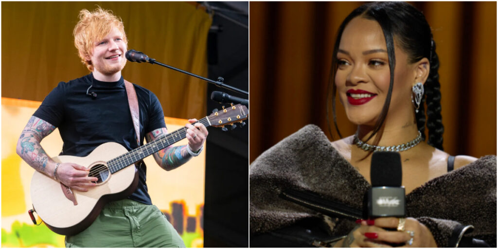 Ed Sheeran reveals Rihanna as inspiration for hit song "Shape Of You"