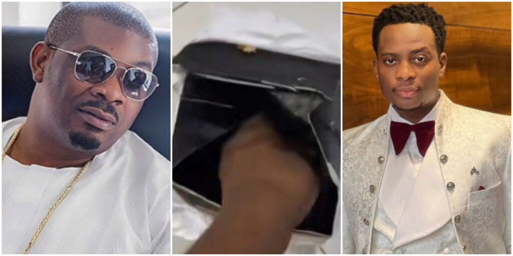 Sydney Talker finds surprise gift in Burger pack from Don Jazzy