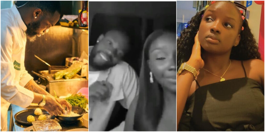 Saskay video with Chef Derin sparks controversy online amid cheating allegations