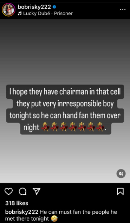 Bobrisky mocks Verydarkman following his arrest