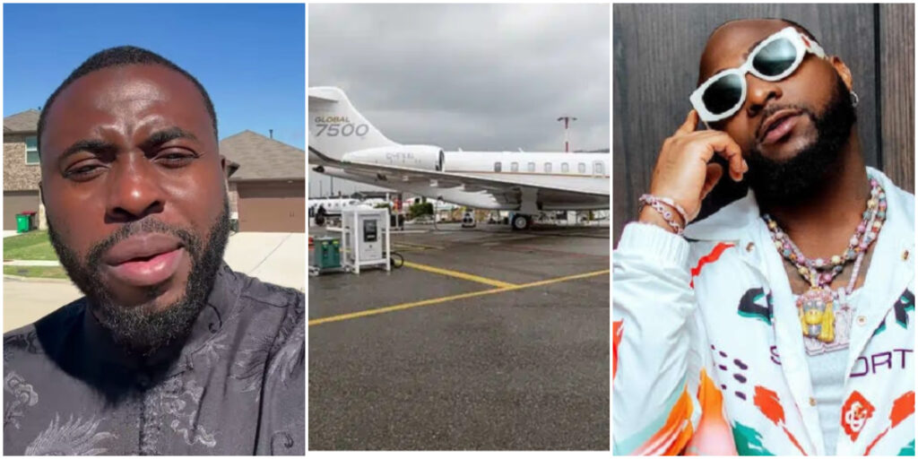 Samklef challenges Davido's claim of new private jet purchase