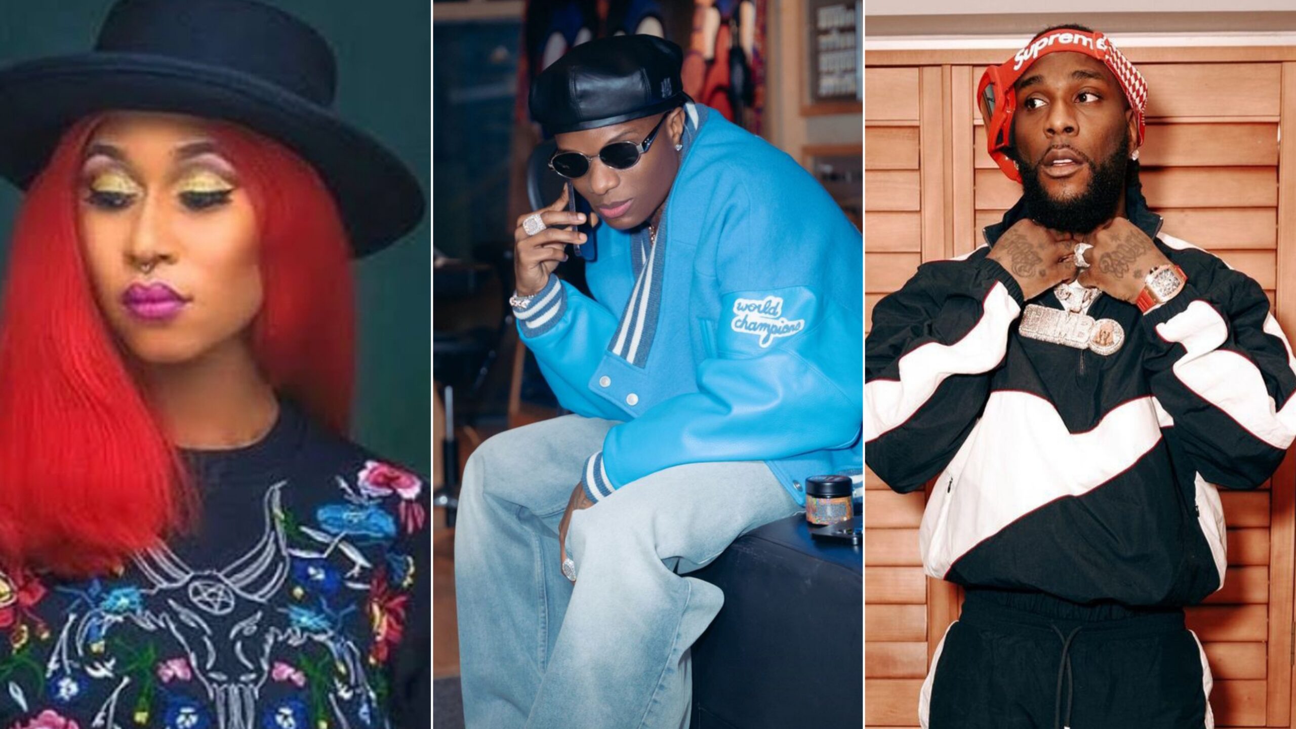 Cynthia Morgan shades Burna Boy, Wizkid, others