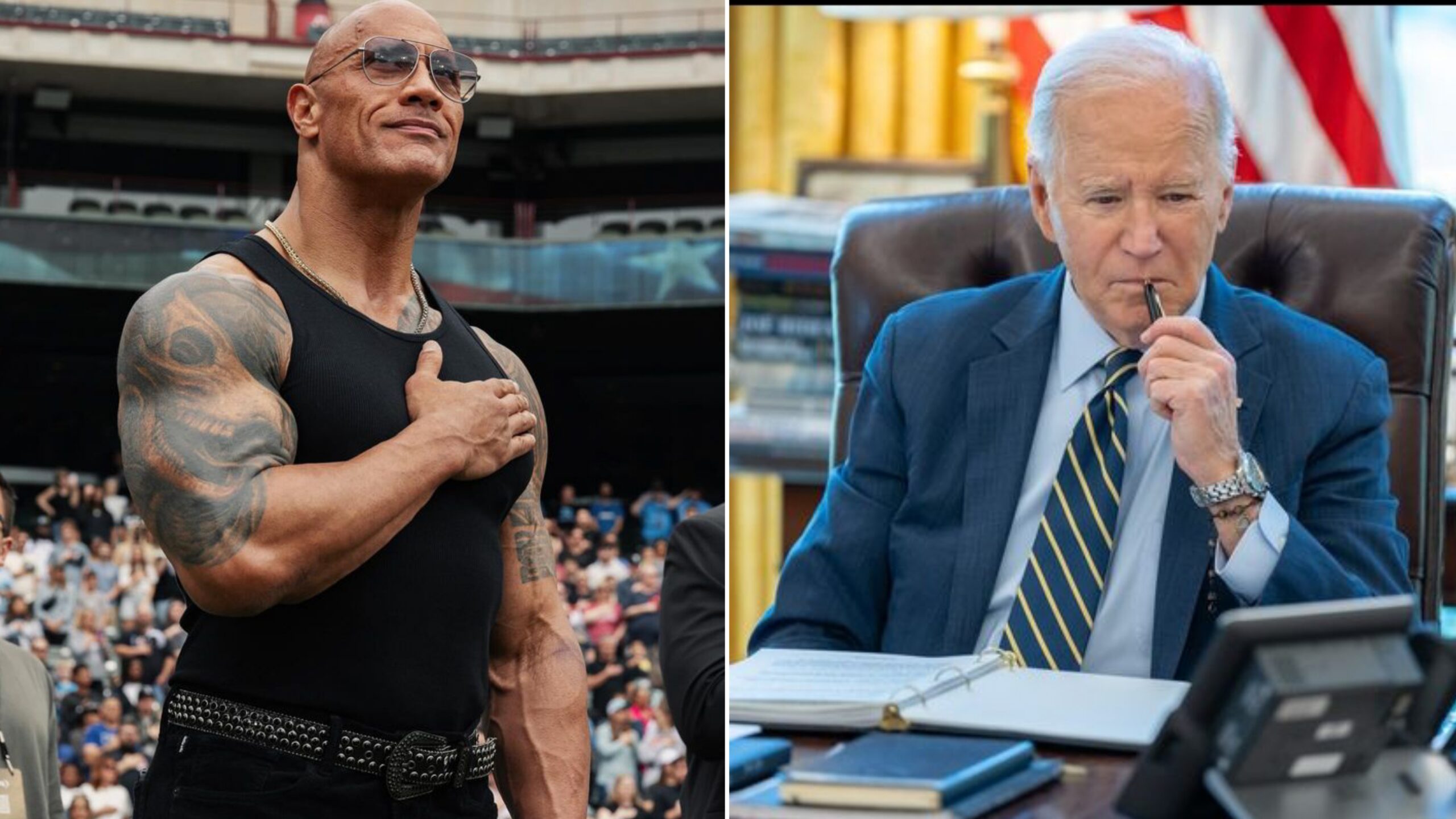 ‘I won’t endorse Joe Biden’ – The Rock