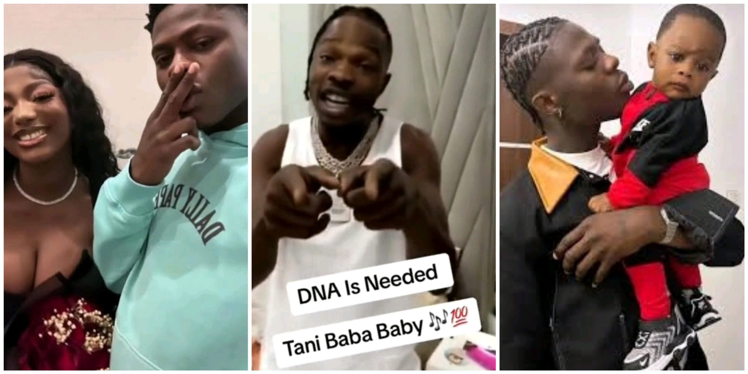 “DNA is needed, who is the baby’s father?” Naira Marley subtly shades Mohbad’s wife, Wunmi (VIDEO)