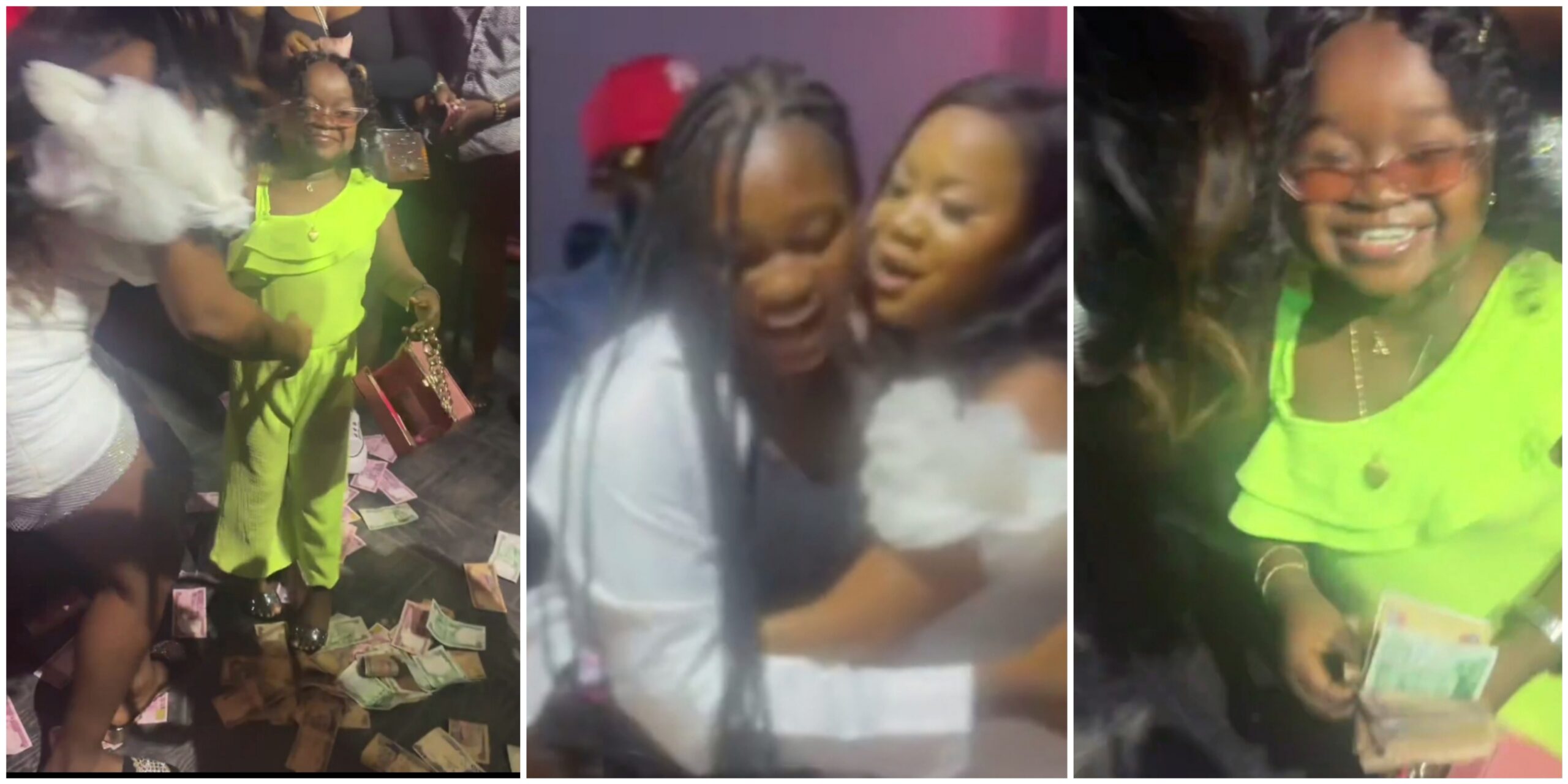 Ifedi Sharon, Obio Oluebube rain cash on Mercy Kenneth at 15th birthday party (VIDEO)