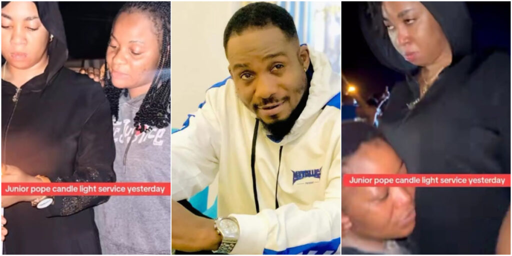 Nollywood stars come together for candlelight vigil in honor of late junior pop